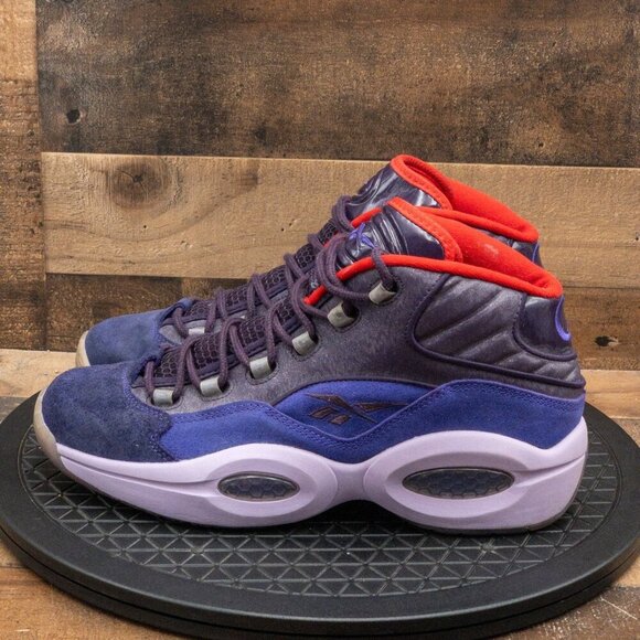 REEBOK QUESTION MID GHOST OF CHRISTMAS FUTURE MENS ATHLETIC SHOES SIZE 11 - Picture 5 of 9